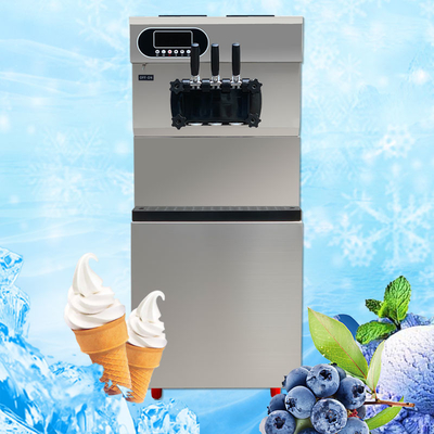 Kommerzieller Eismixer 25-28l Joghurt Softeismaschine Bodenstehend