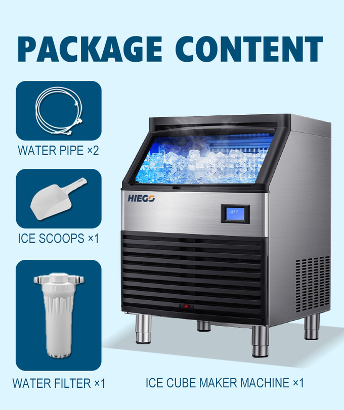 80 kg Automatisches Wasser, das vertikale Bolck-Würfel-Eismaschine herstellt, die Maschine herstellt 10