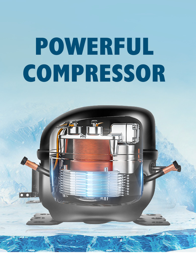 120KG Kommerzieller Nugget-Eisbereiter Luftkühlung Hochleistungs-R404a Automatischer Eisbereiter 2