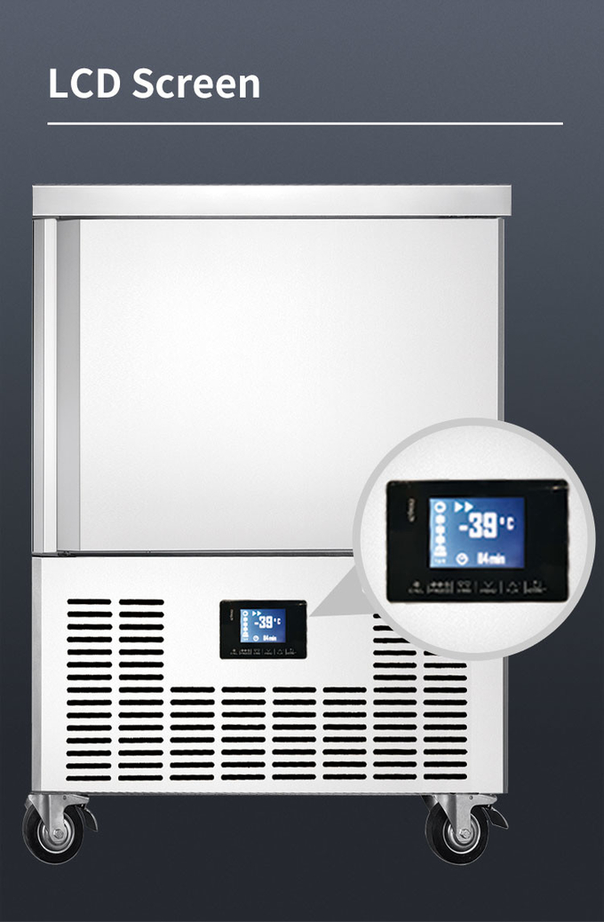 Rapid Upright Kommerzieller Kühl- und Gefrierschrank Tiefkühlschrank Schnellkühler für die Küche 6