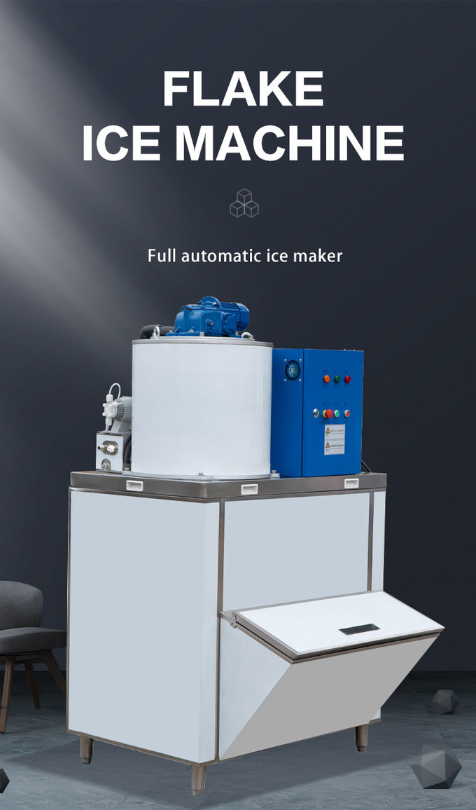 Kommerzielle Schnee-Eisflocken-Maschine 300kg/24H R404a Ice Crusher Snow Cone Maker 1
